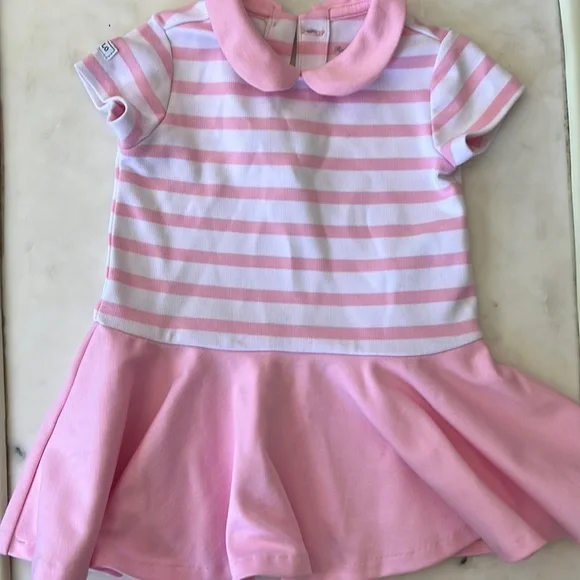 Polo Ralph Lauren | Dresses | Polo Ralph Lauren 6m Pink And White Striped  Dress | Poshmark